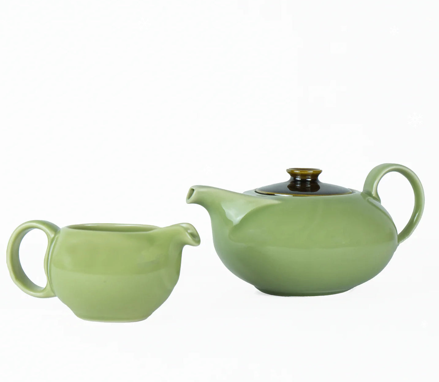 Faria & Bento Tea Serving Set - Green, 2 Pieces