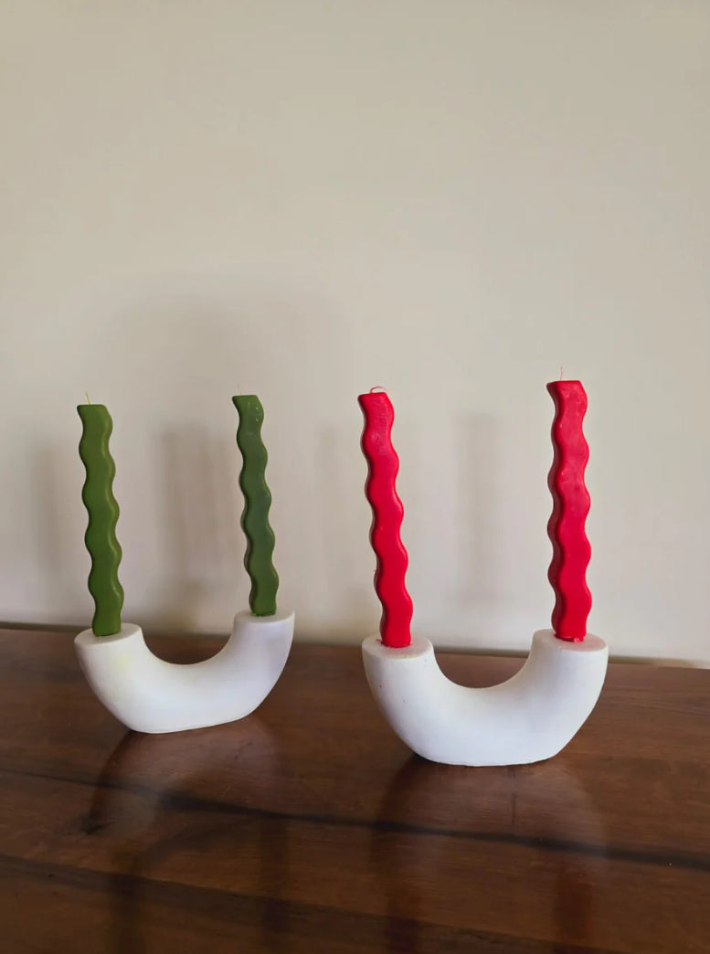 U Shaped Candle Holder