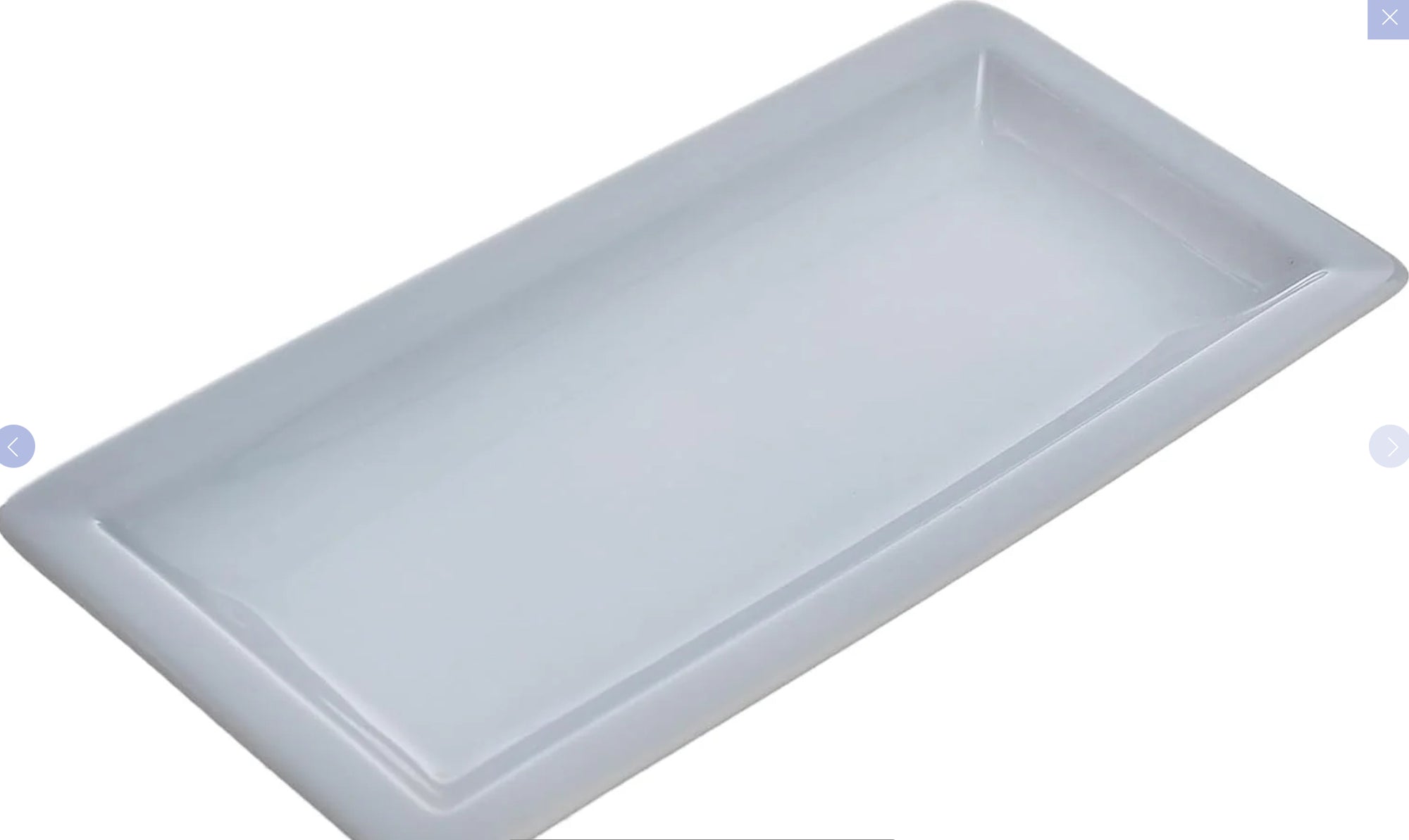 Tunisie Puzzle Rectangular Plate - 18x9cm (Set of 2)