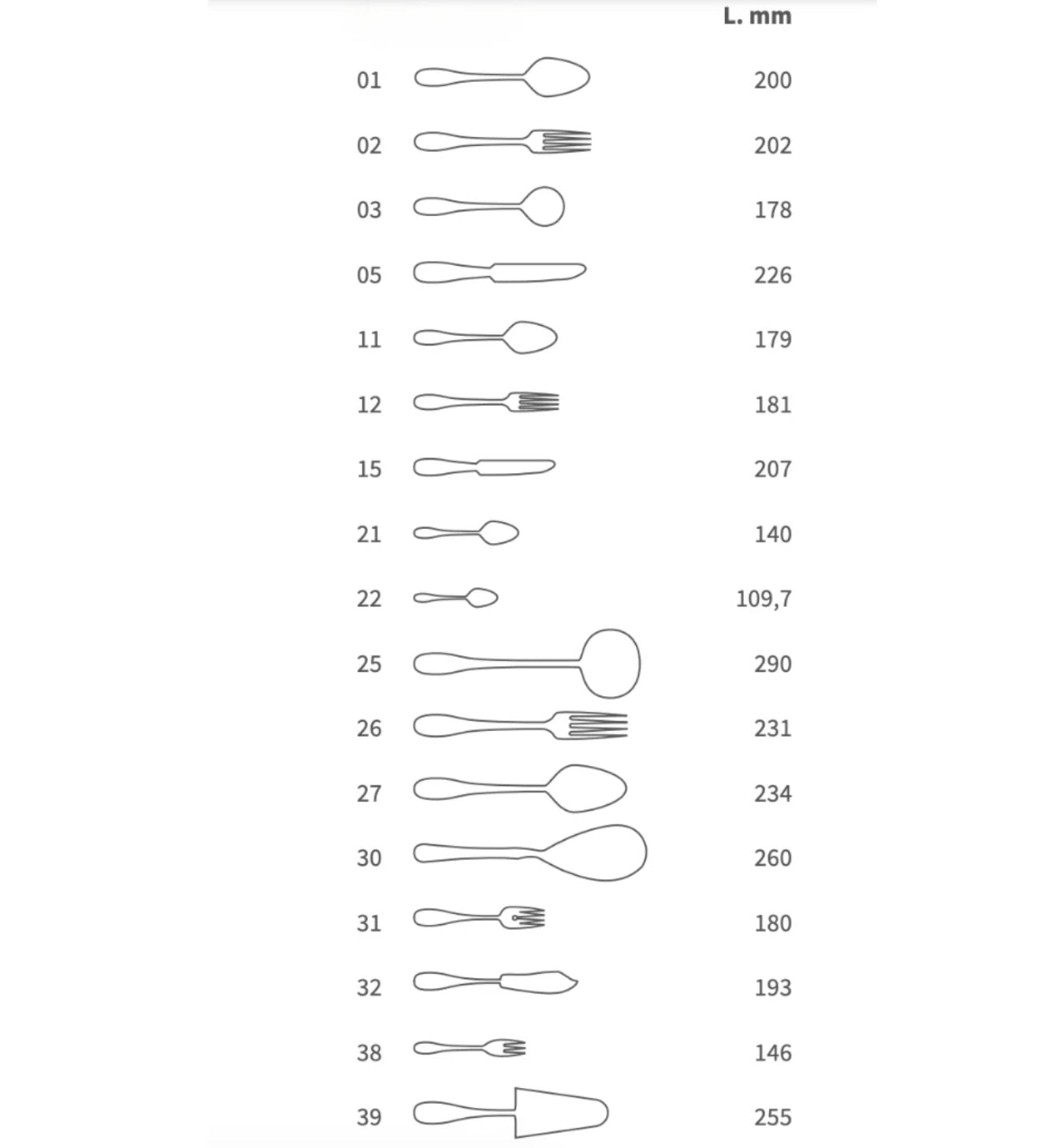 Abert Step Teaspoon - Matte Silver (Set of 6)