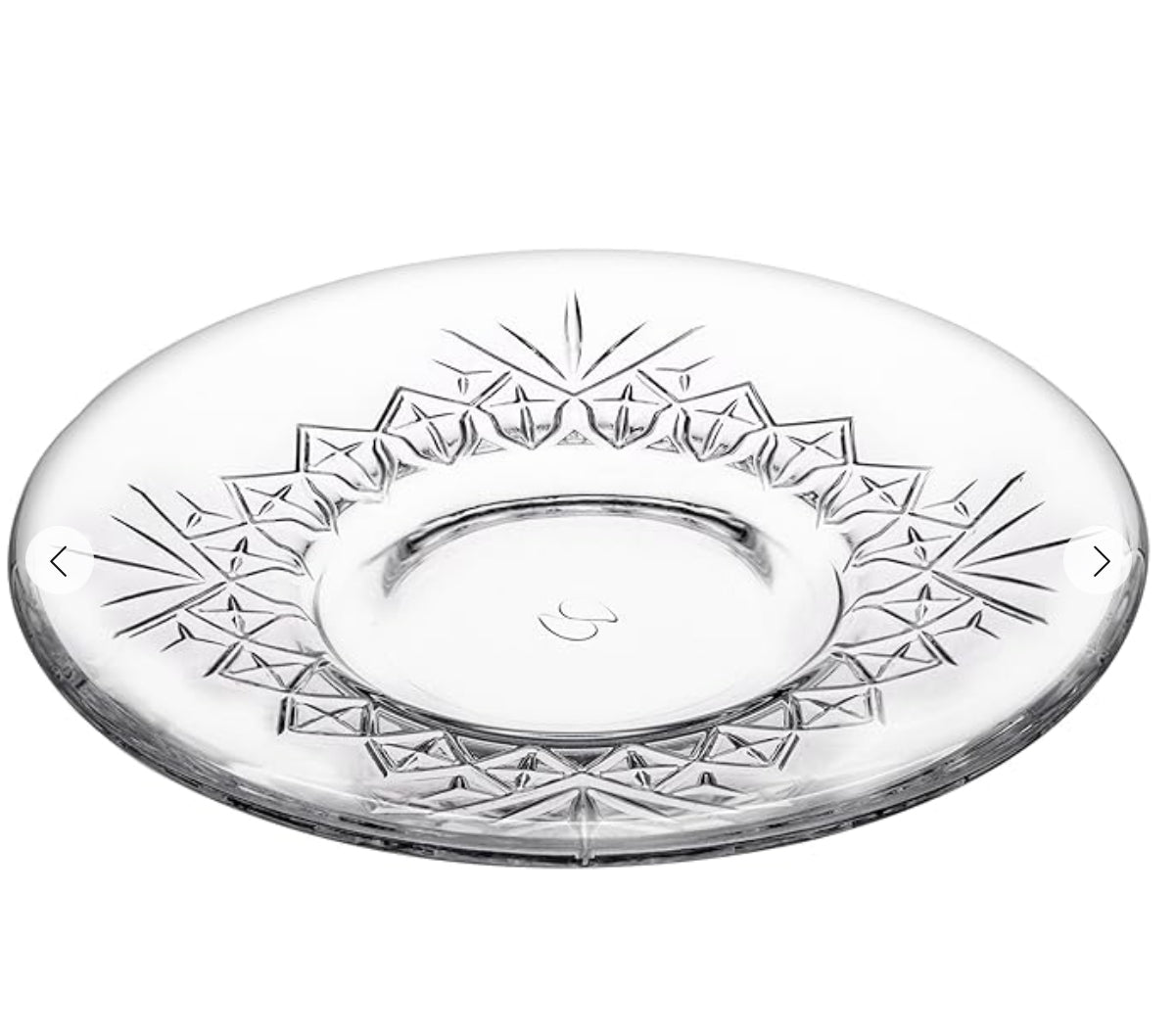 Pasabahce Timeless Tea Plate - 12.6cm (Set of 6)