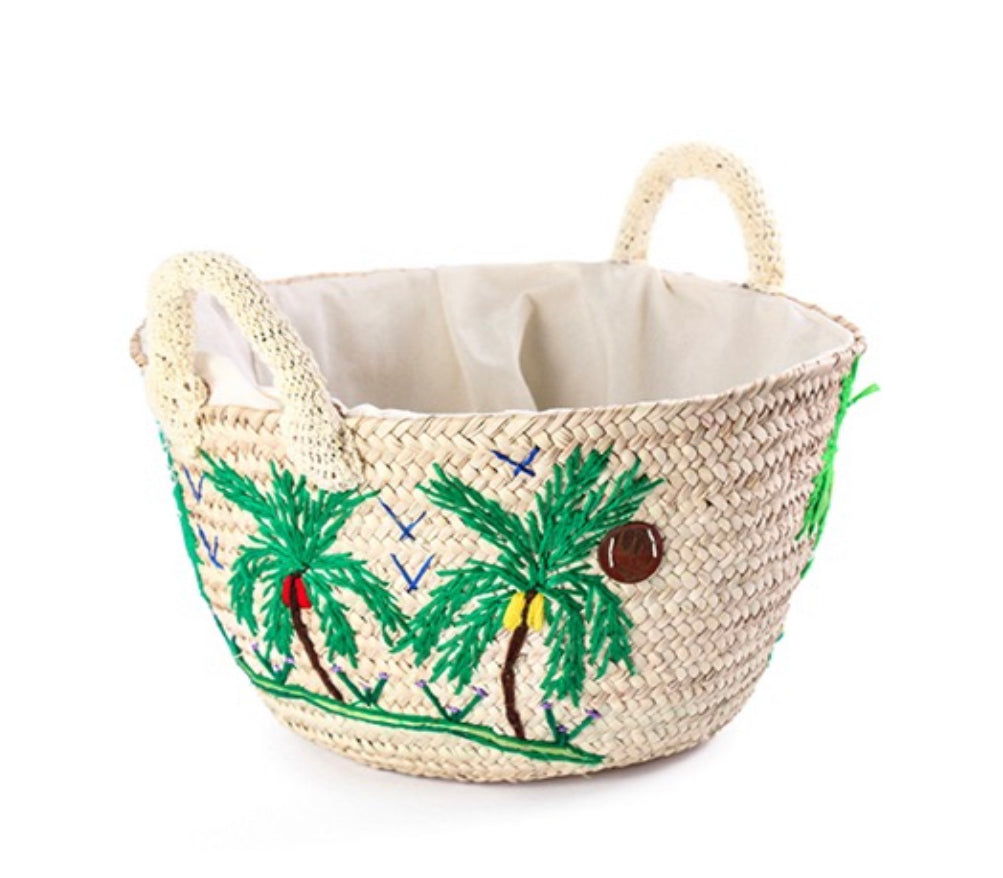 Baddara Embroidered Khoos Basket