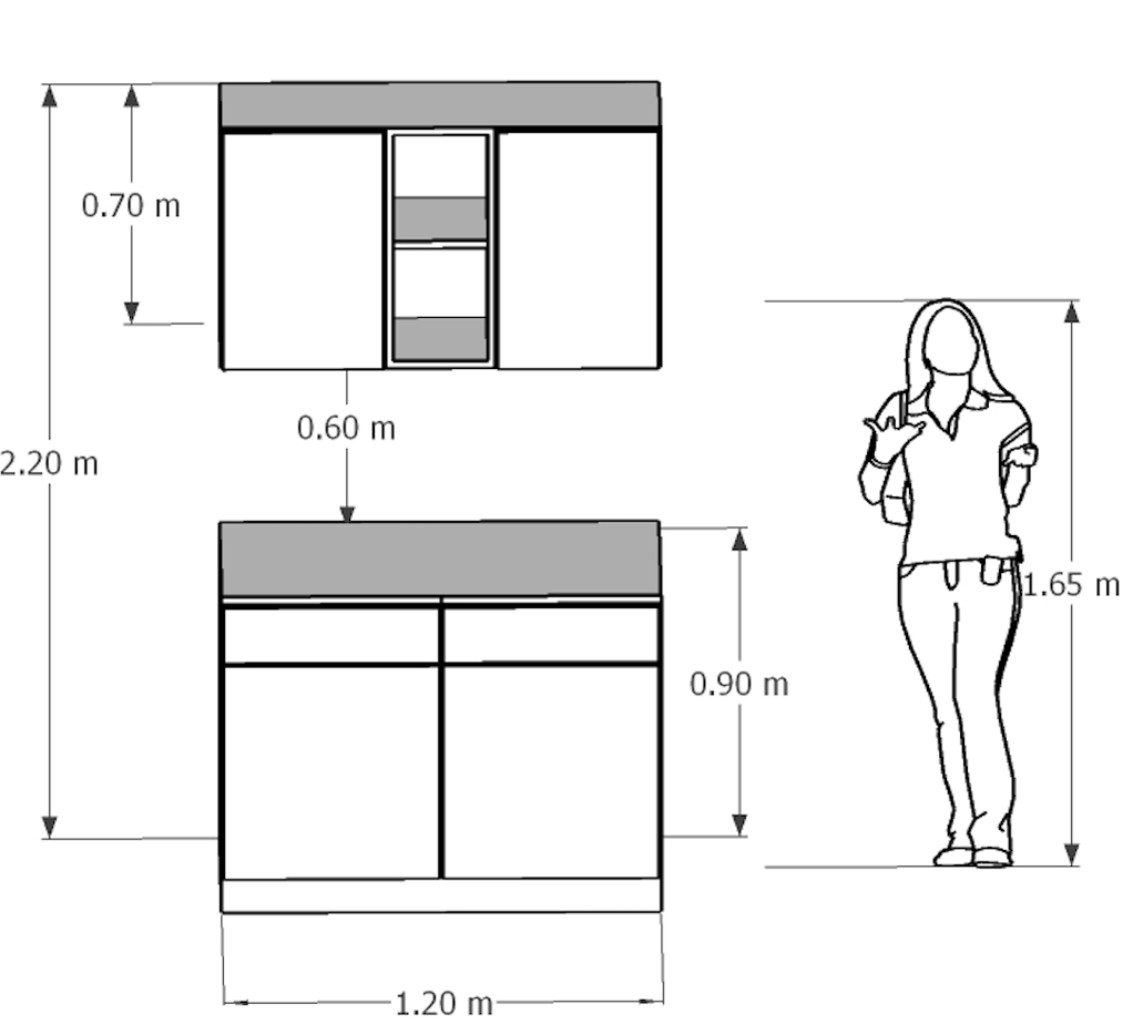 Hazelnut Beige Kitchen Units (Upper + Lower Units)