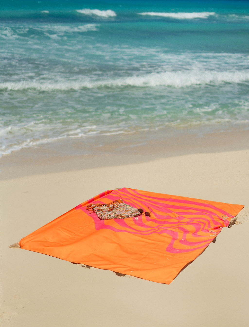 Sunset Ripple Beach Blanket
