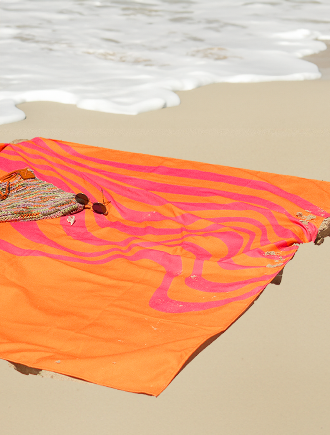 Sunset Ripple Beach Blanket
