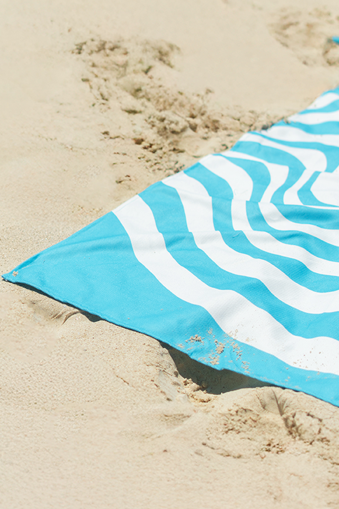 Blue Waves Beach Blanket