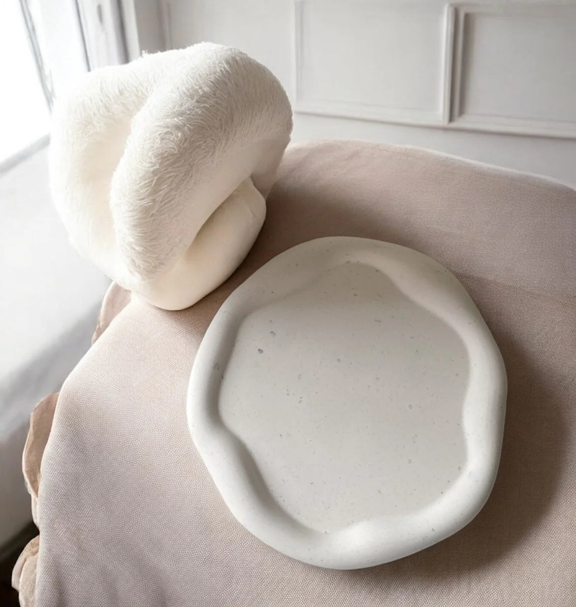 Round Cloudy Tray