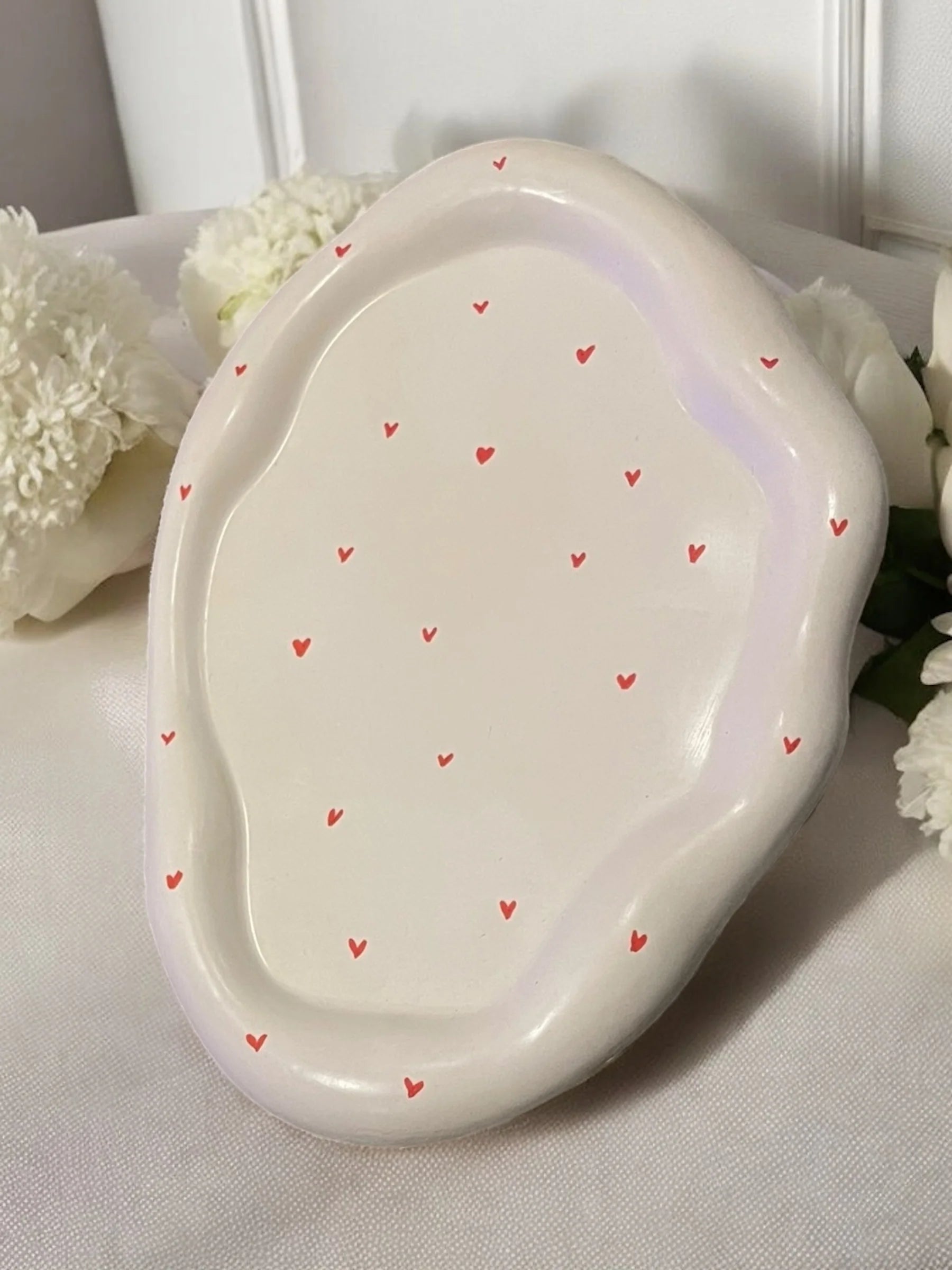 Hearts Cloudy Tray