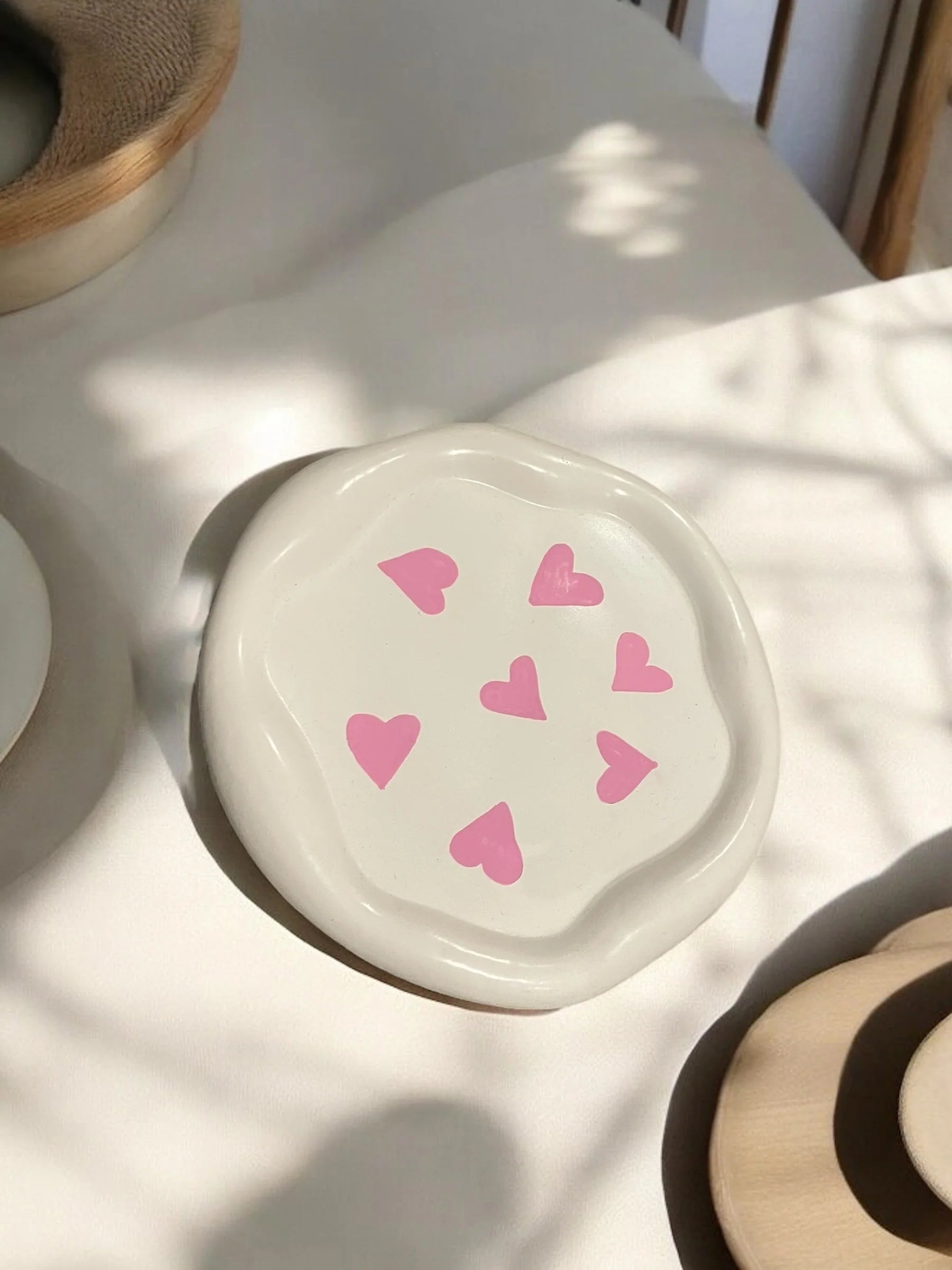 Hearts Go Round Tray