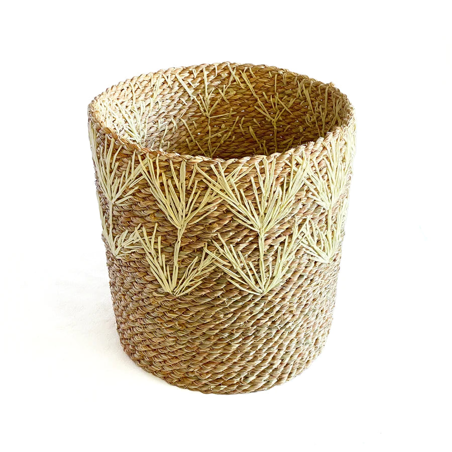 Halfa Cup Embroidered Basket