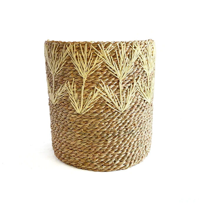 Halfa Cup Embroidered Basket