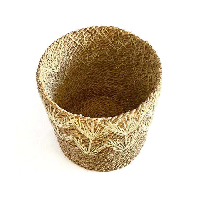 Halfa Cup Embroidered Basket