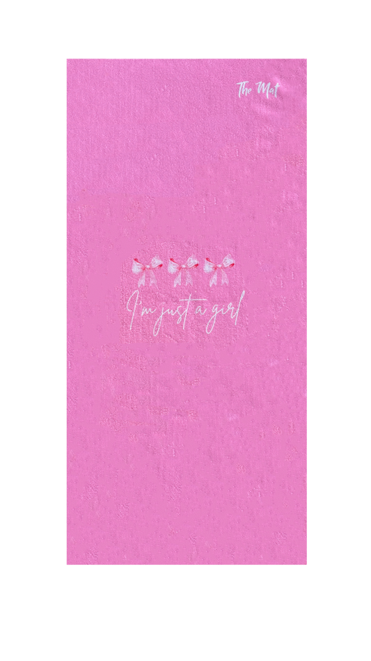 I'm Just a Girl Gym Towel - TheMatHomes
