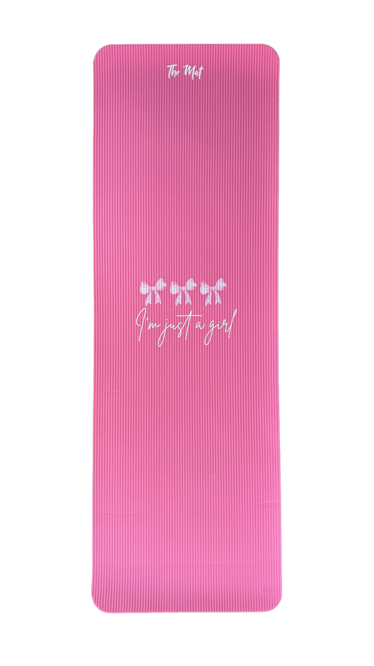 I'm Just a Girl Yoga Mat - TheMatHomes