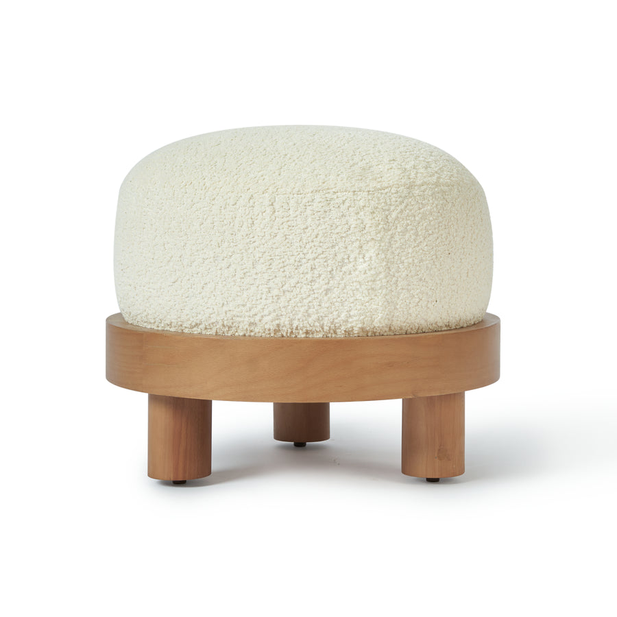 Poached Stool - Ivory