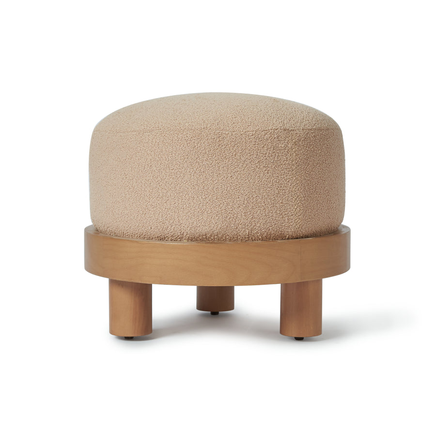 Poached Stool - Coral Reef