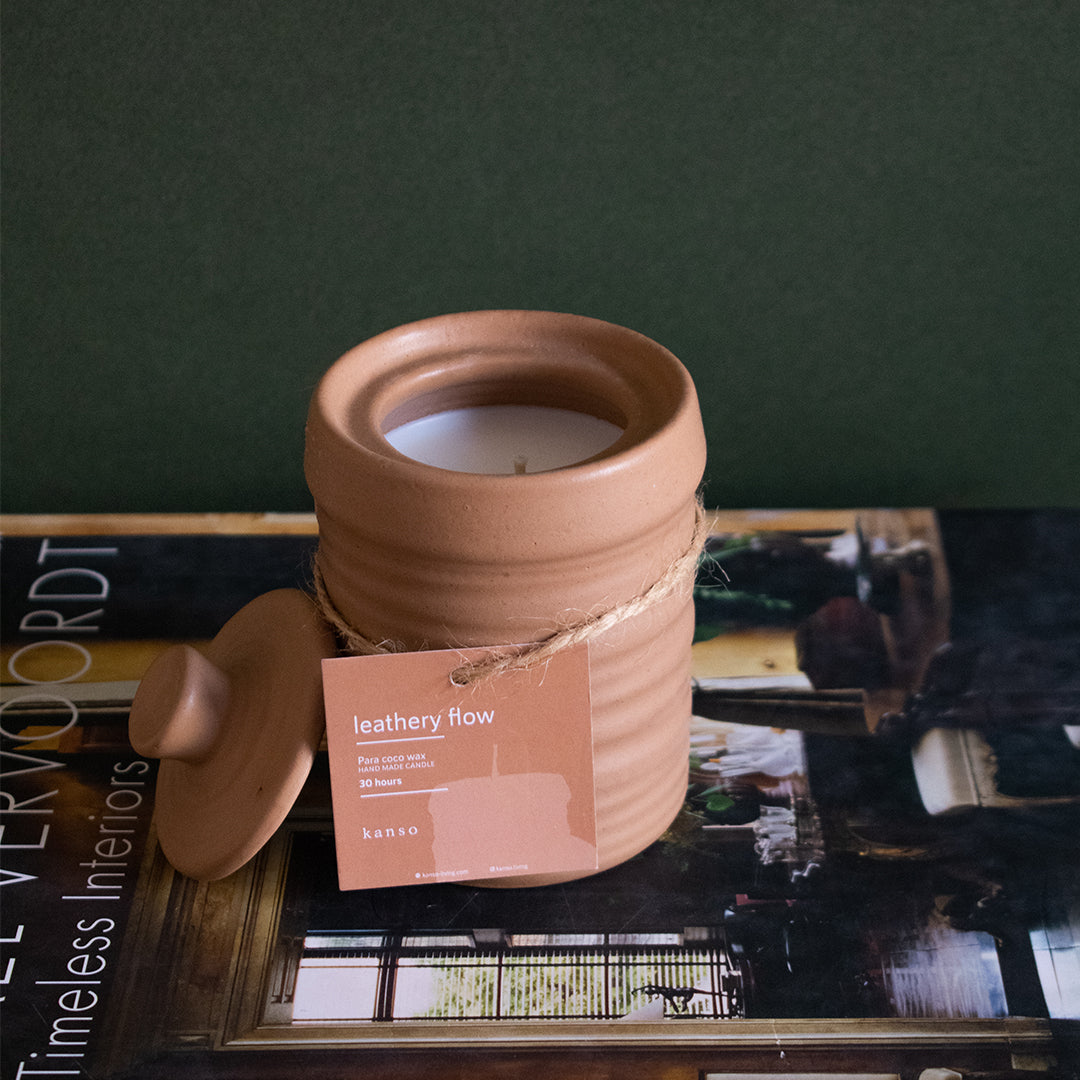 Leathery Flow Candle