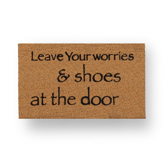 Leave Your Worries and Shoes at the Door - TheMatHomes
