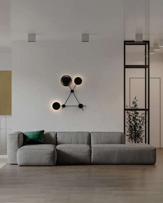 Trio Wall Lamp – Modern 3-Circle Decorative Lighting