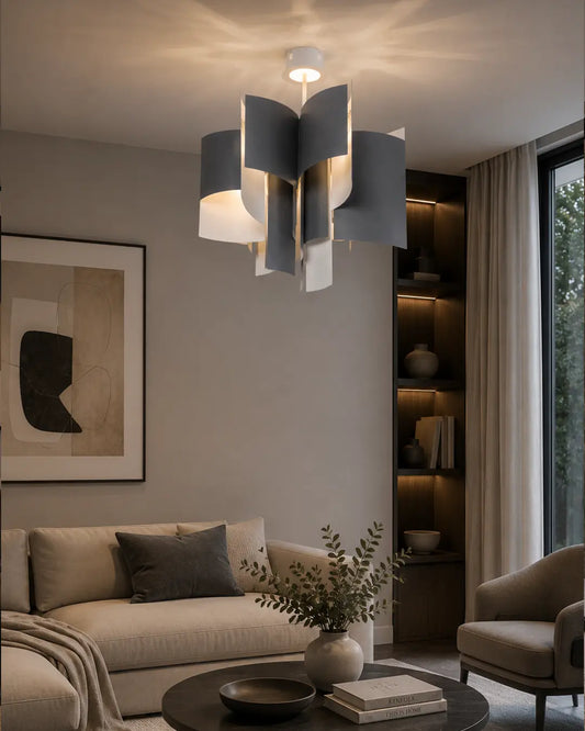 Grace Chandelier –Lotus-Inspired Modern Decorative Lighting