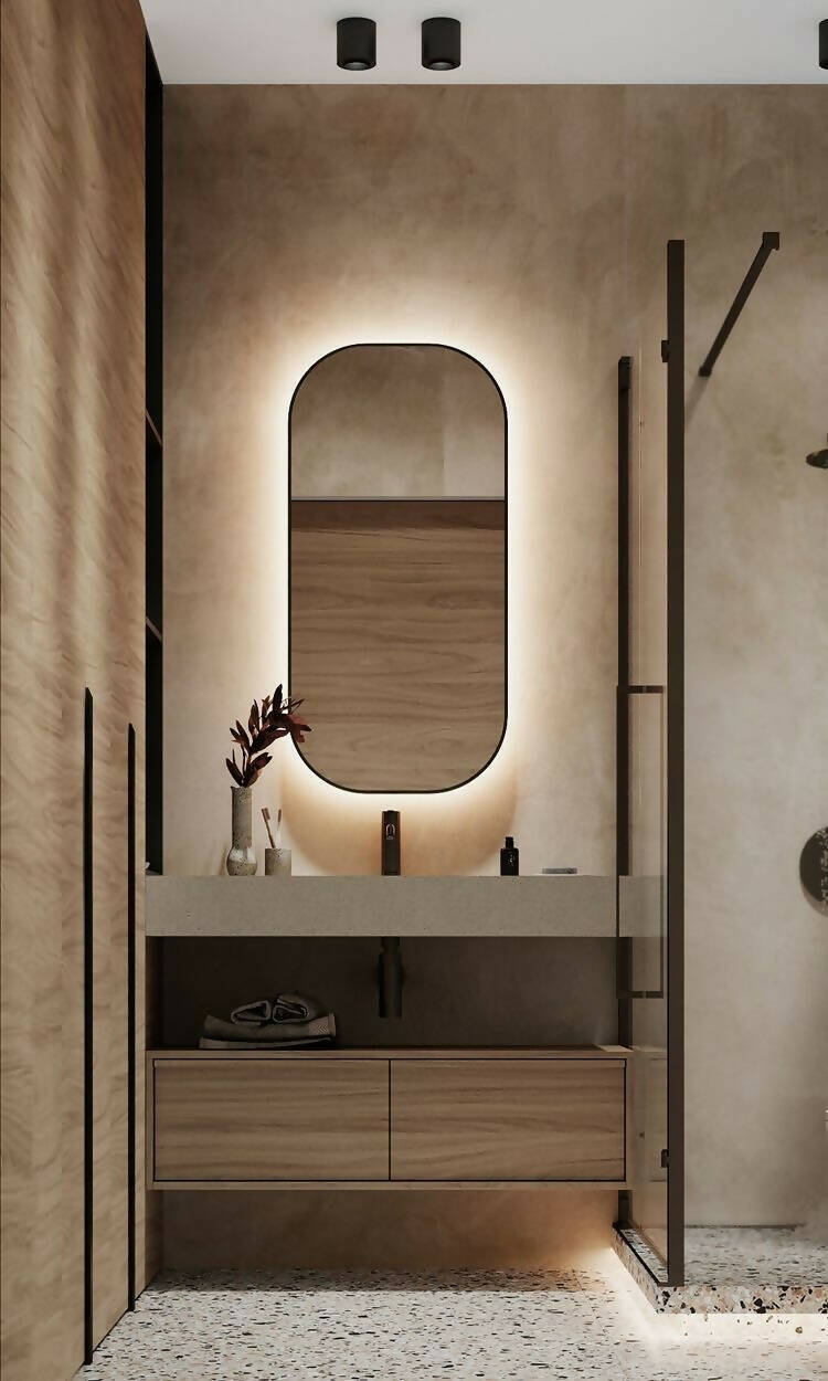 M56- Bathroom Mirror With Lighting And Touch Switch