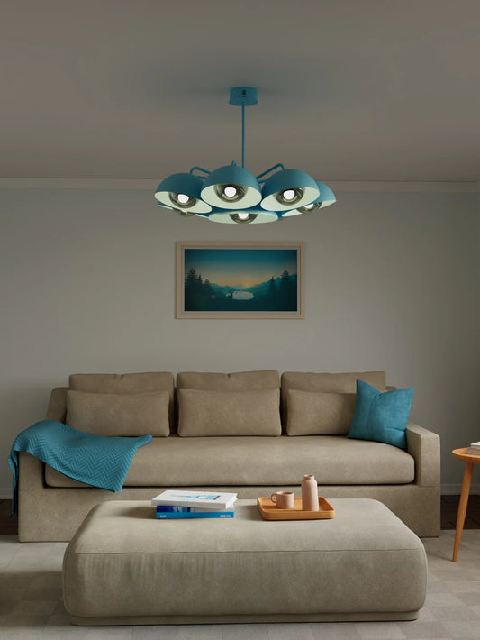Lunar chandelier