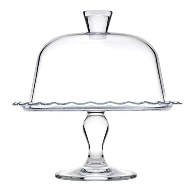 Patisserie Footed Serving Platter with Dome - 26.4cm