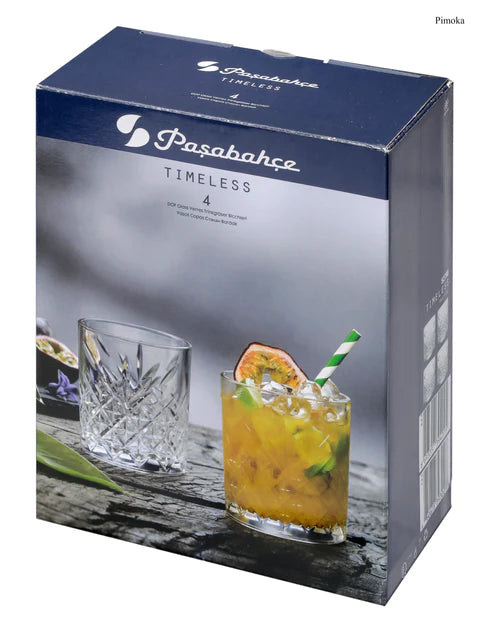 Pasabahce Timeless Old Fashioned Glass - 345ml (Set of 4)