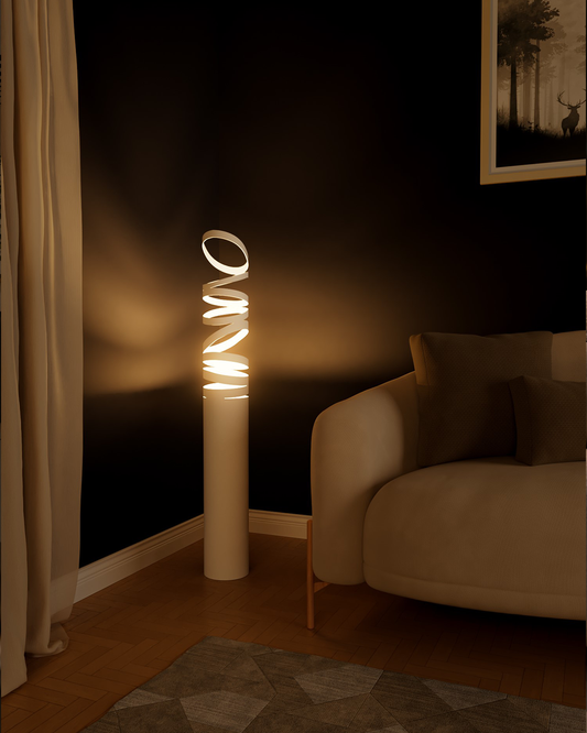Whirl Modern Floor Lamp – Playful Contemporary Lighting