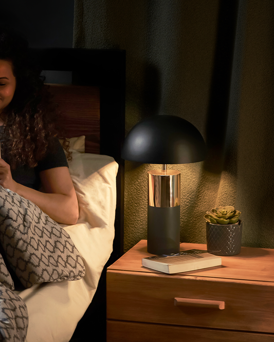 Canopy Table Lamp – Modern Electroplated Elegant Lighting