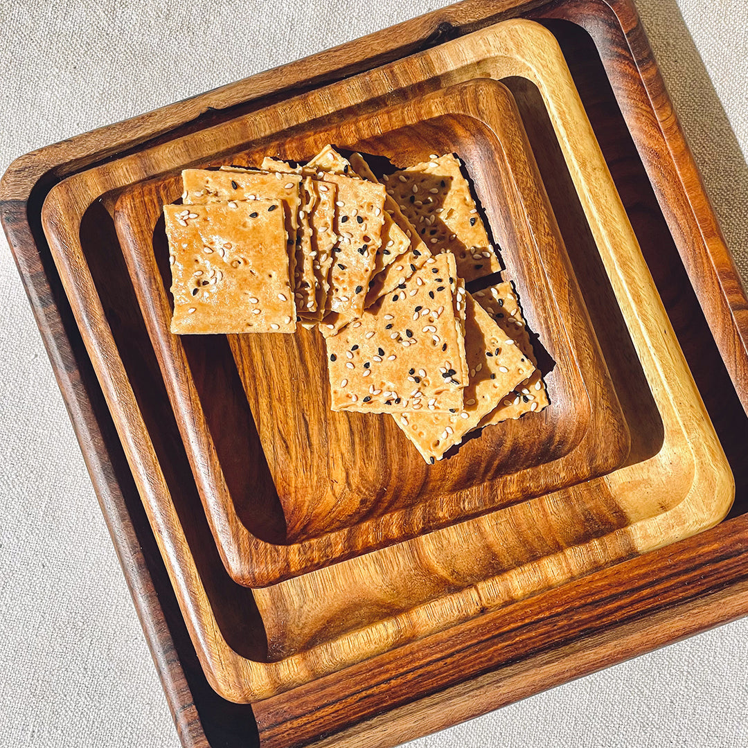 Rectangular Plates Set (Set of 3)