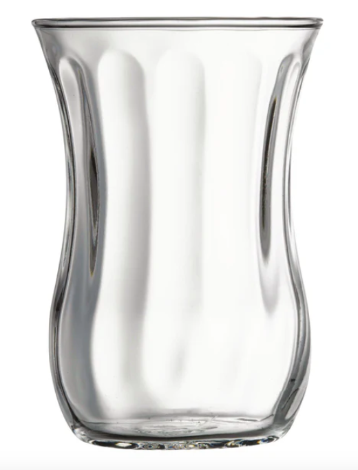 Pasabahce Uskudar Tea Glass - Optic, 120ml (Set of 6)