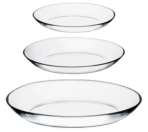 Pasabahce Invitation Oval Serving Set - 3 Pieces