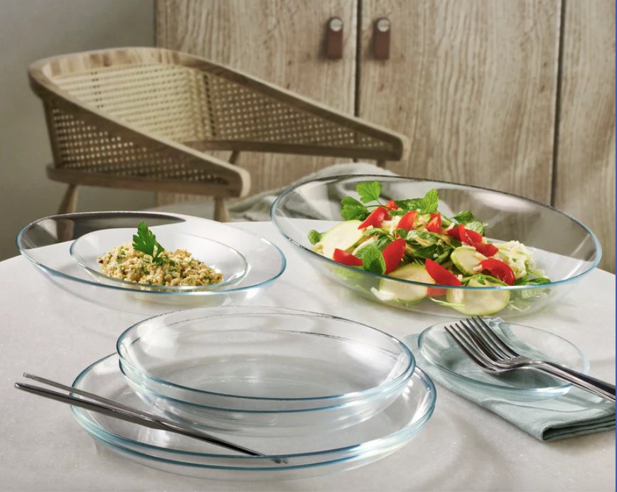 Pasabahce Invitation Oval Serving Set - 3 Pieces