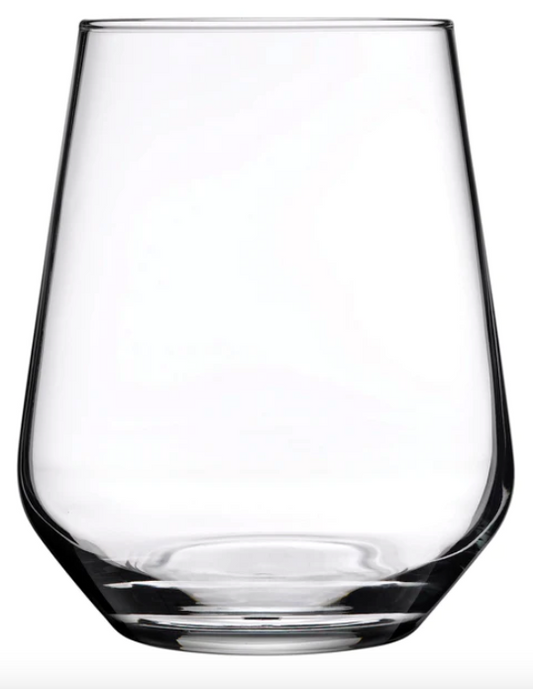 Pasabahce Allegra Old Fashioned Glass - Clear, 425ml (Set of 6)