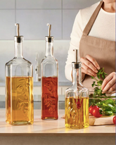 Pasabahce Homemade Oil & Vinegar Bottle Set - 365ml (Set of 2)