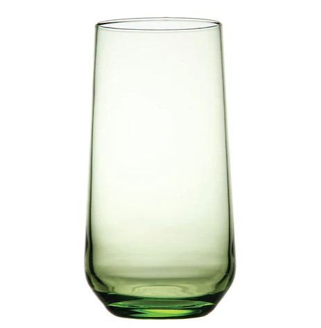 Pasabahce Allegra Highball Glass - Green, 470ml (Set of 6)