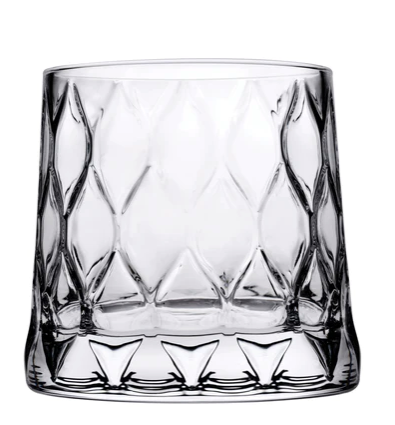 Pasabahce Leafy Old Fashioned Glass - 300ml (Set of 4)