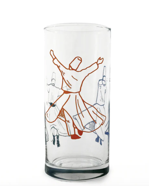 Mindada Istanbul Sufi Highball Glass - 290ml (Set of 6)