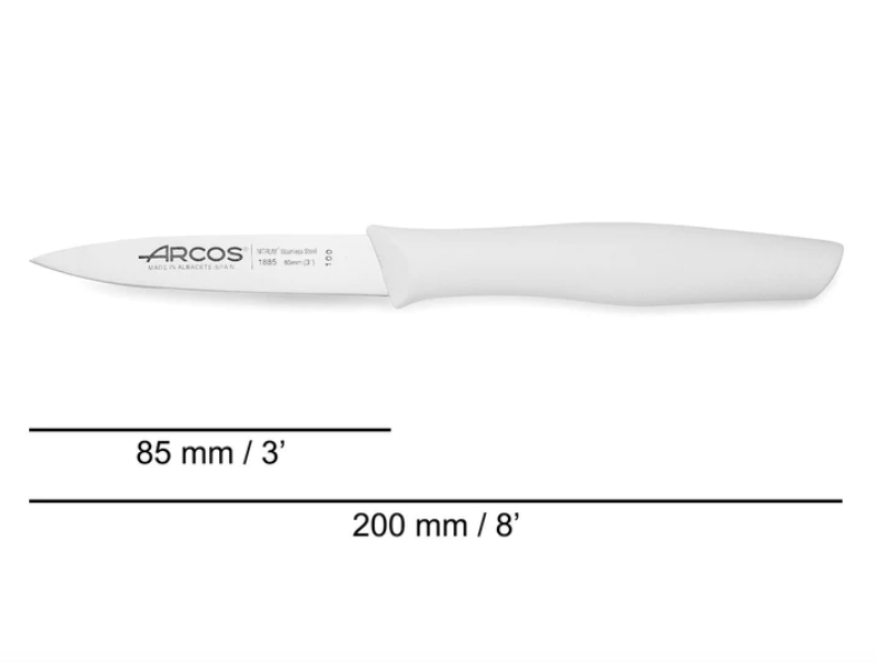 Arcos Nova Peeling Knife - White, 85mm