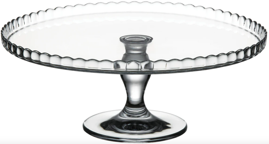 Pasabahce Patisserie Footed Serving Platter - 32cm