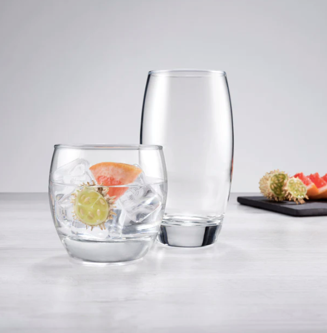 Pasabahce Barrel Old Fashioned Glass - 340ml (Set of 6)