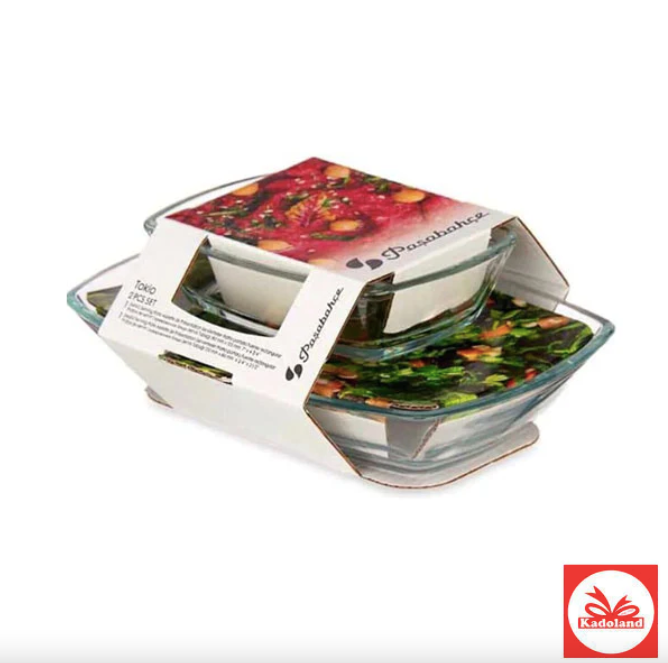 Pasabahce Tokio Rectangular Plates Set - 2 Pieces