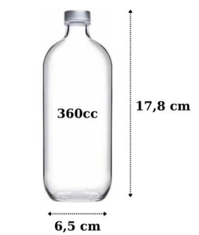 Pasabahce Iconic Bottle - 360ml