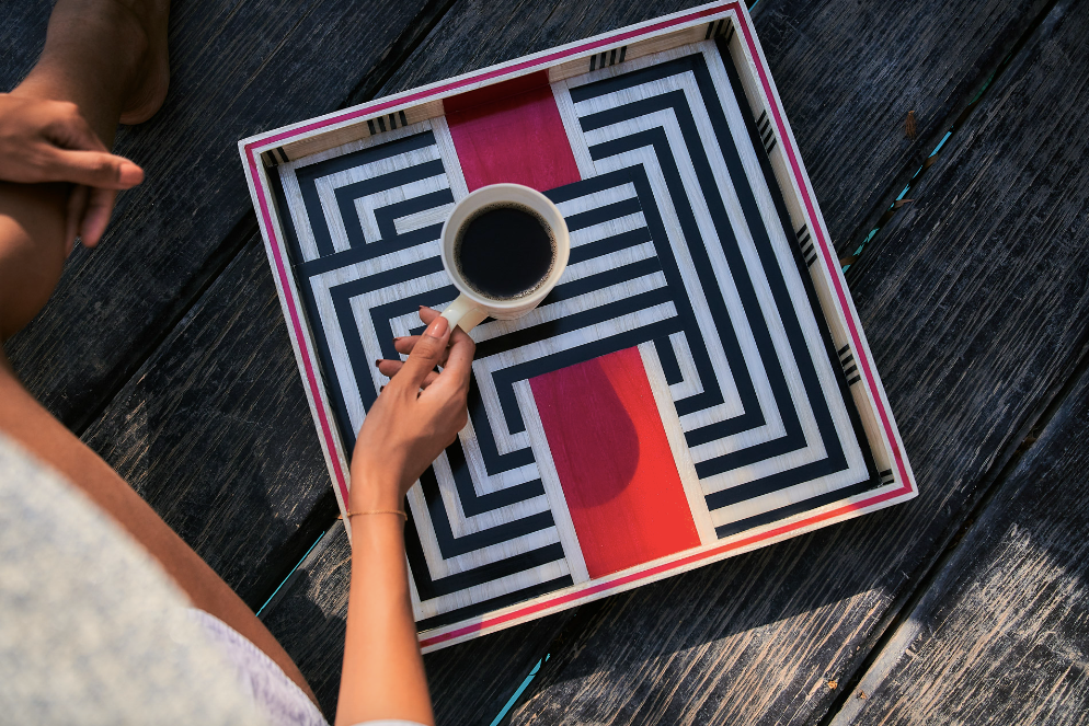 Maze Square Tray