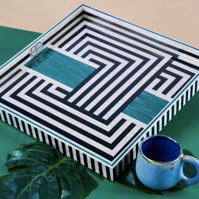 Maze Square Tray