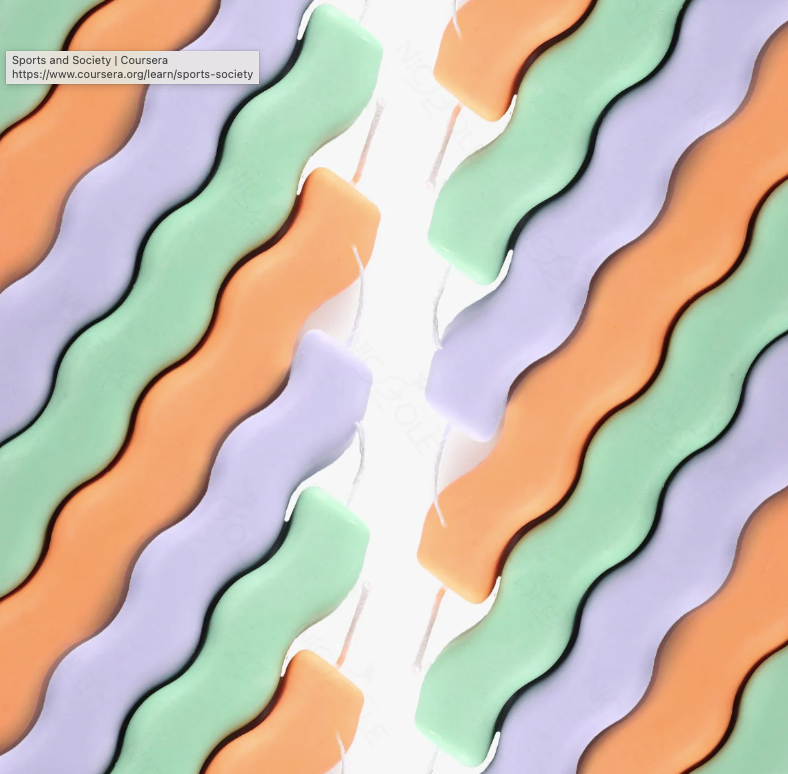 Wavy Taper Candle