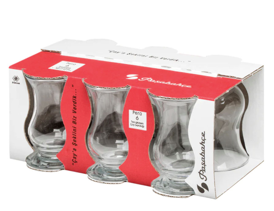 Pasabahce Pera Tea Glass - 100ml (Set of 6)