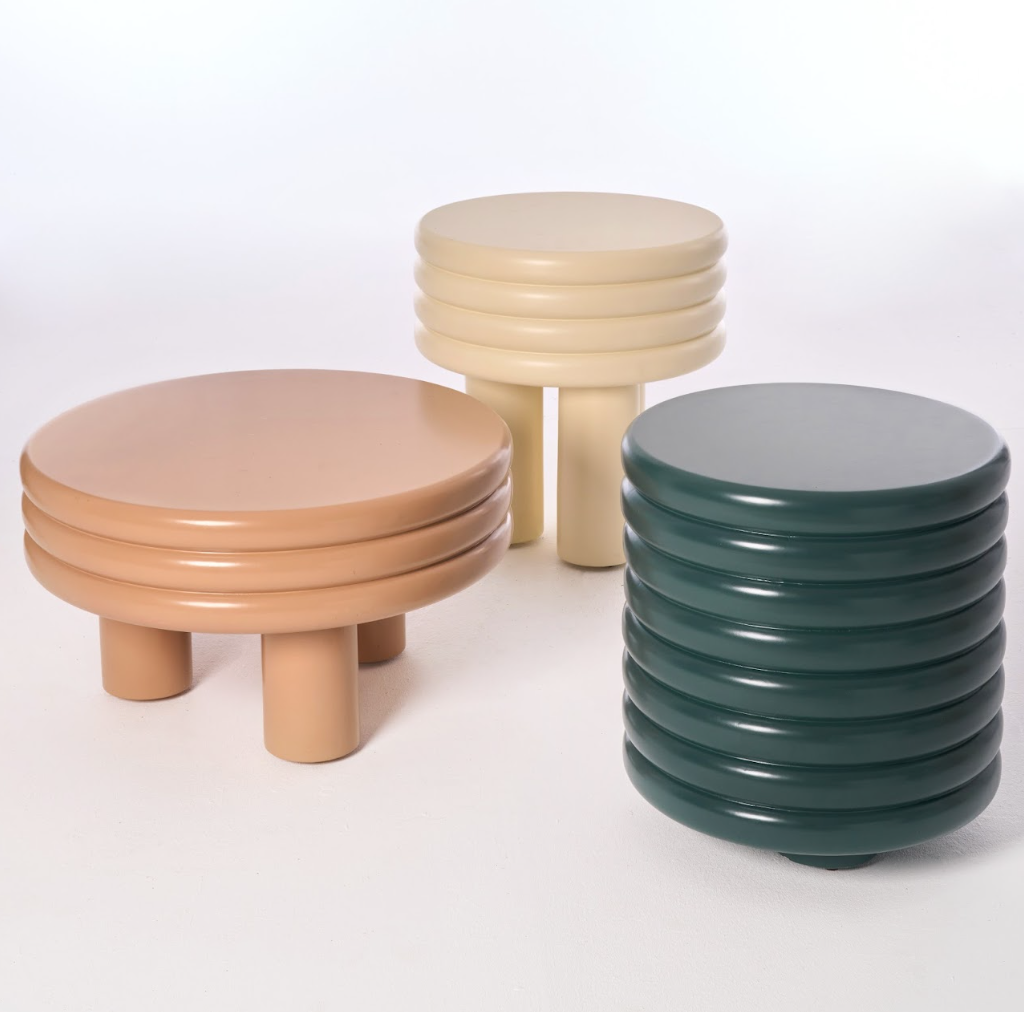 Renzaf- Side Table- Green