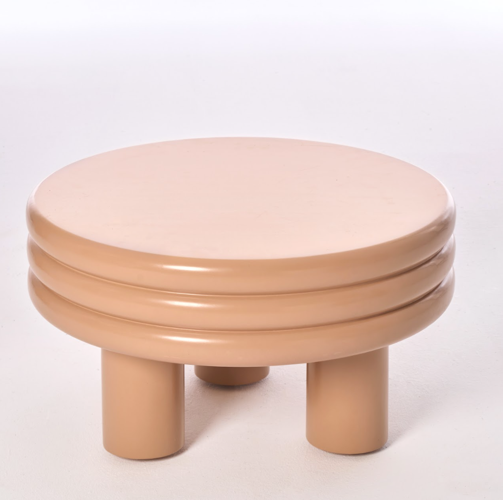 Renzaf- Side Table- Beige